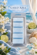 Cielo Azul Wax Melts – Strong Scented 5 Cell Snap Bar | Fresh Clean Ocean Home Fragrance UK