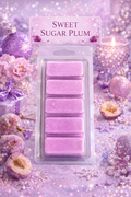 Sweet Sugar Plum Wax Melts – Strong Scented 5 Cell Snap Bar | Sweet Fruity Home Fragrance UK