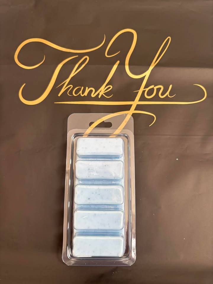 Cielo Azul Wax Melts – Strong Scented 5 Cell Snap Bar | Fresh Clean Ocean Home Fragrance UK