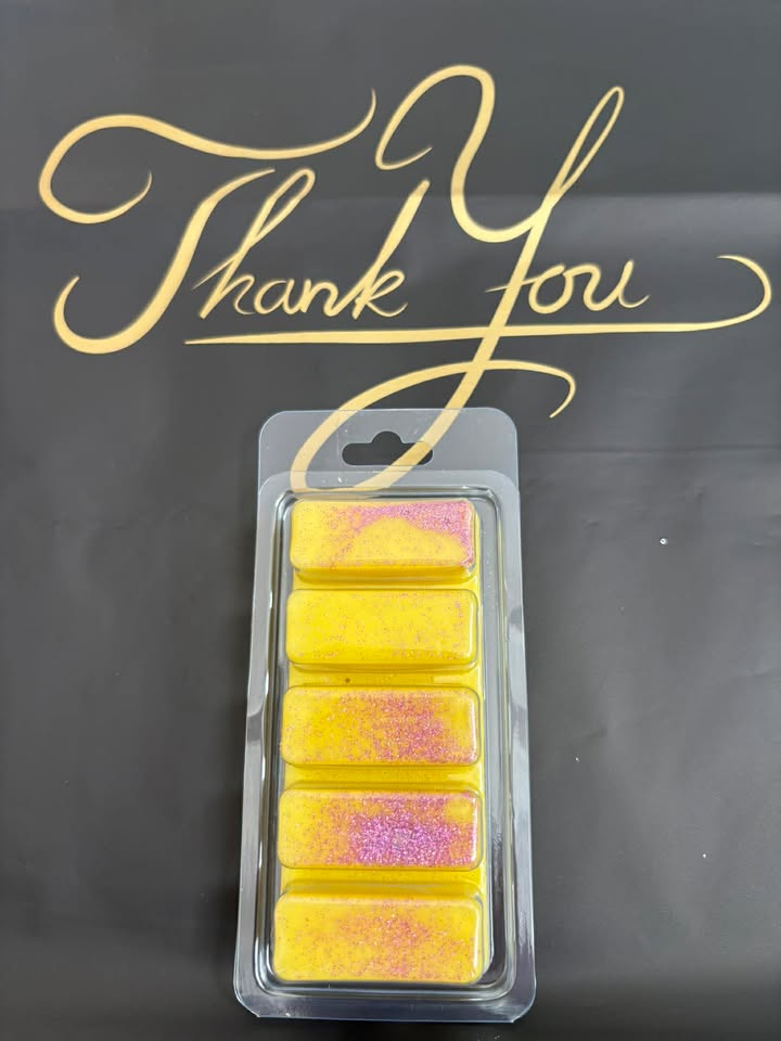 Citronella & Rose Wax Melts – Strong Scented 5 Cell Snap Bar | Fresh Floral Citrus Home Fragrance UK