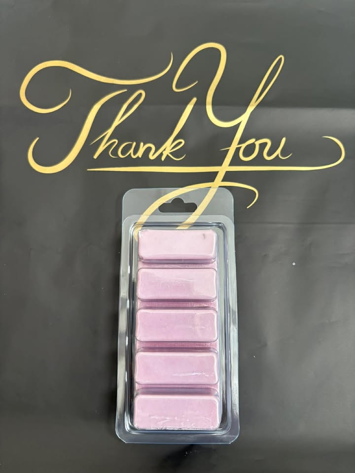 Frosted Wonder Rose Wax Melts – Strong Scented 5 Cell Snap Bar | Sweet Floral Home Fragrance UK