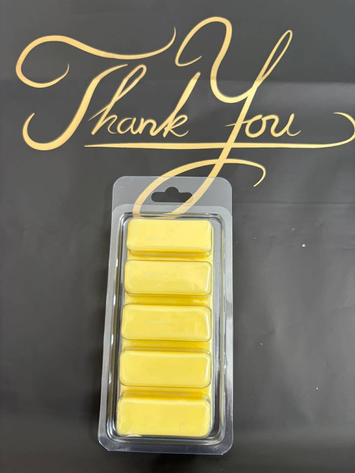 Citronella & Green Tea Wax Melts – Strong Scented 5 Cell Snap Bar | Fresh Citrus Herbal Fragrance UK