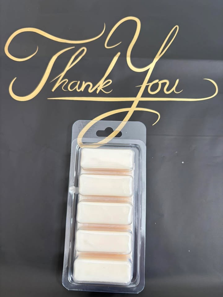 Nourishing Shea Wax Melts – Strong Scented 5 Cell Snap Bar | Creamy Clean Spa Fragrance UK