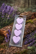 Lavender in the Woods Wax Melts – Strong Scented 4 Heart Clamshell | Relaxing Floral Home Fragrance UK