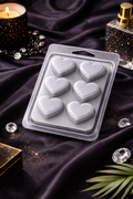 Clean Cotton Wax Melts – Strong Scented 6 Heart Clamshell | Fresh Laundry Home Fragrance UK