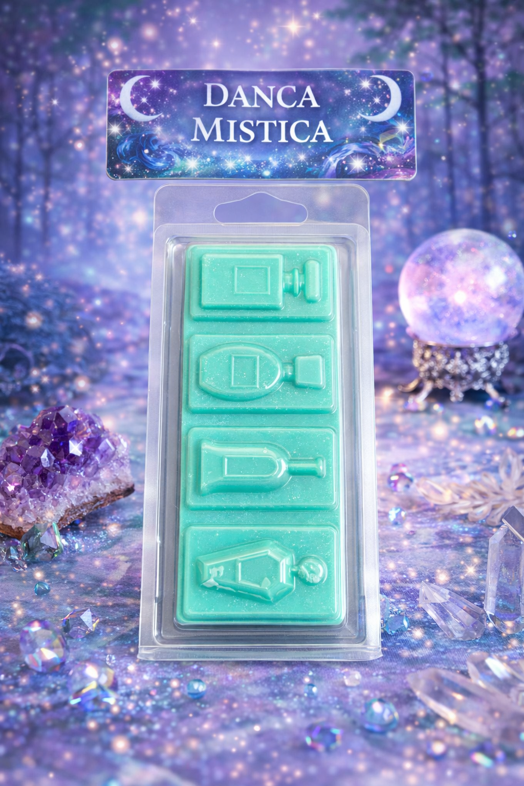 Dança Mistica Wax Melts – Strong Scented Perfume Style Clamshell | Exotic Floral Home Fragrance UK