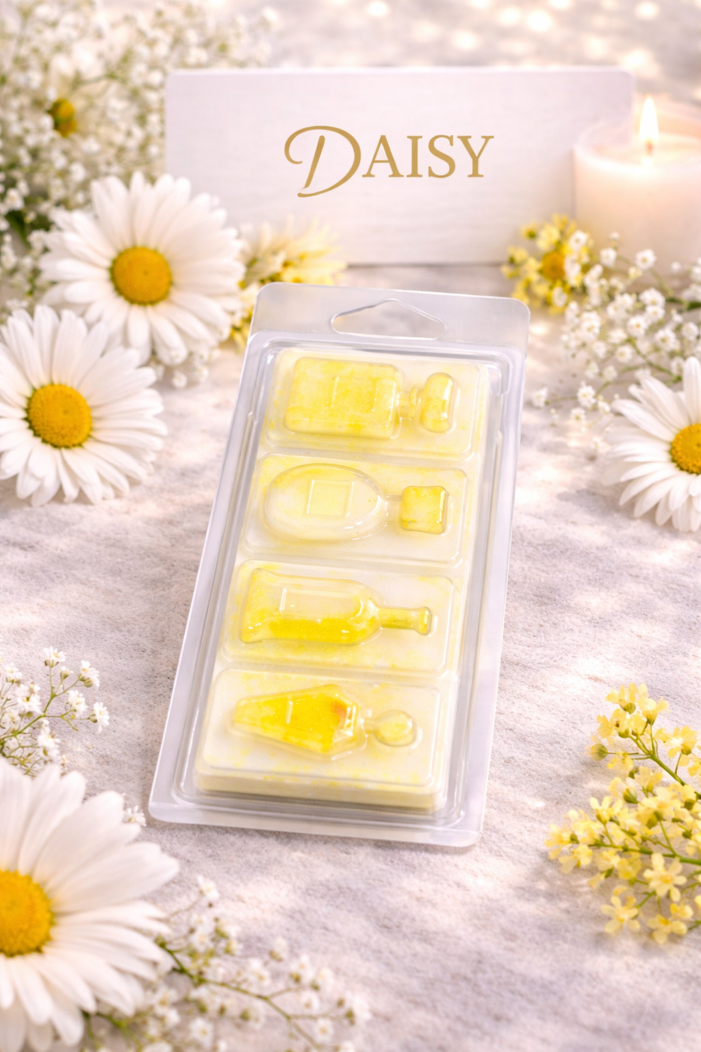 Daisy Wax Melts – Strong Scented Perfume Style Clamshell | Fresh Floral Home Fragrance UK