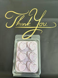 Ice Pixie Wax Melts – Strong Scented Double Heart Clamshell | Fresh Sweet Home Fragrance UK